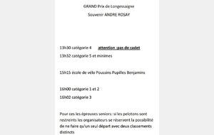 GRAND Prix de Longessaigne