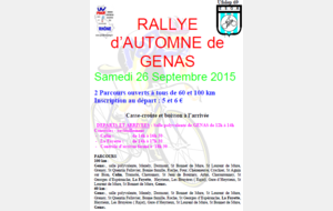 Rallye d'Automne de Genas