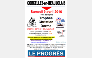 Trophée Christian Dorme - Corcelles-en-Beaujolais