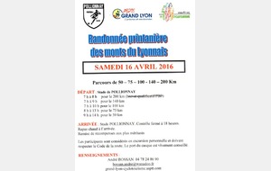 RANDONNEE PRINTANIERE DES MONTS DU LYONNAIS