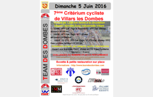 7ème Critérium cycliste de Villars les Dombes