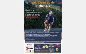 Les Chronos de Corbas (Championnat Départemental)