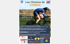 Les chronos de Corbas - Championnat départemental FSGT