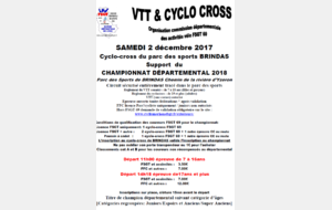 Cyclo-Cross de Brindas - Championnat départemental