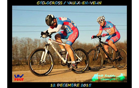 Victoire de Jean Pierre Odier au Cyclo Cross de la Bachasse à Oullins  - 5/12/2015